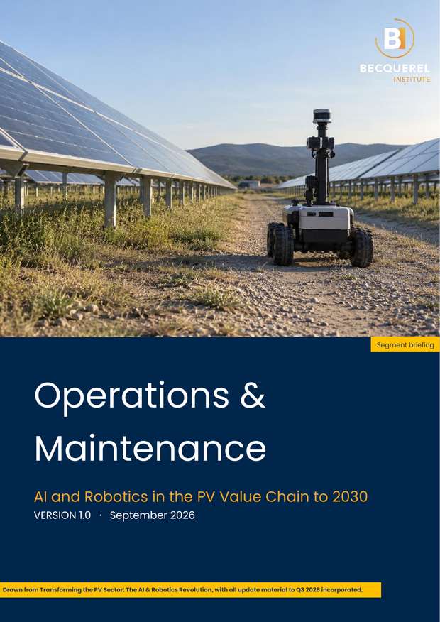 Operations & Maintenance segment briefing cover