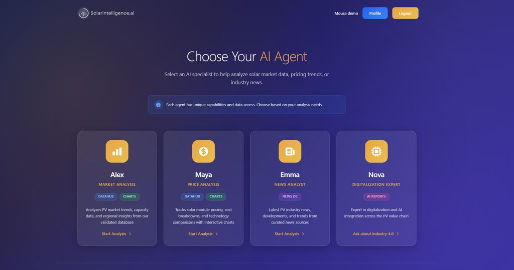 Solarintelligence.ai - Monthly subscription - Launch offer